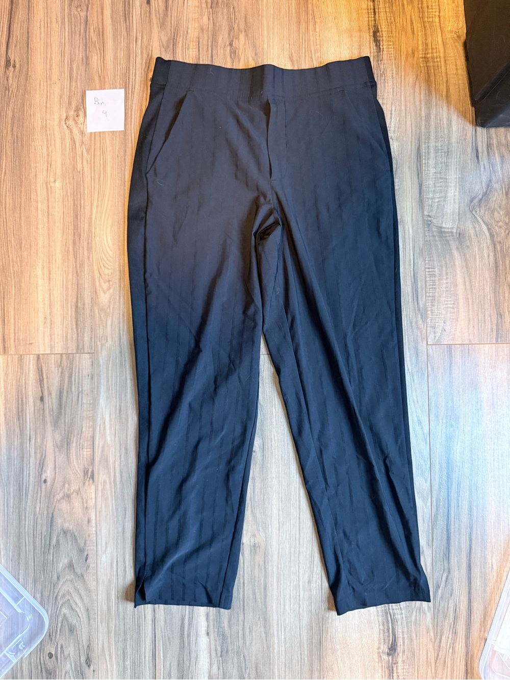 Athleta Metro Ponte Black Cropped Straight-Leg Pants | Size 8